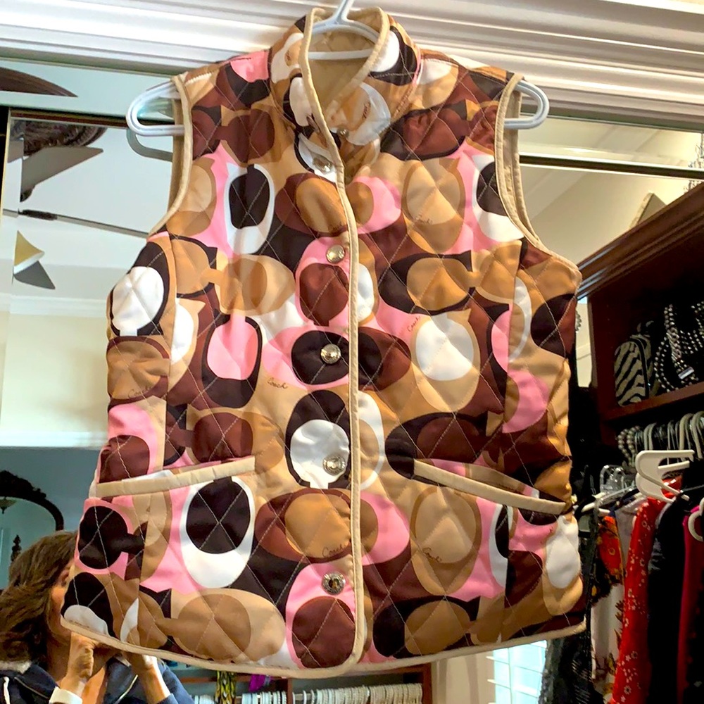 Coach reversible vest